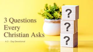 3 Questions Every Christian Asks 1 Peter 5:6-11 The Passion Translation