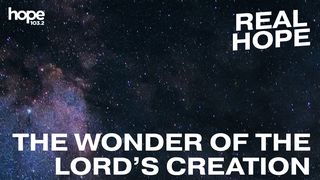Real Hope: The Wonder of the Lord's Creation Isaiah 43:7 New Century Version