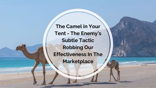 The Camel in Your Tent - the Enemy’s Subtle Tactic Robbing Our Effectiveness in the Marketplace Psalms 34:14 New Living Translation