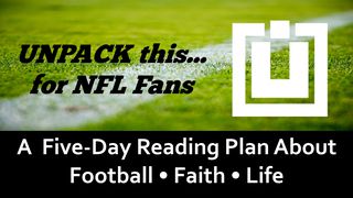 UNPACK this…For NFL Fans 1 Pierre 5:9 Parole de Vie 2017