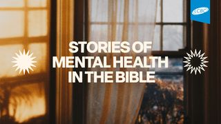Stories of Mental Health in the Bible 1 Kings 11:11-13 The Message