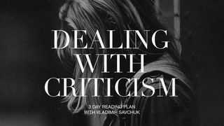 Dealing With Criticism 1 Peter 5:6 The Passion Translation