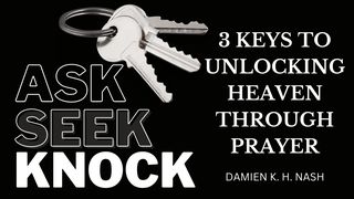 Ask, Seek, Knock: 3 Keys to Unlocking Heaven Through Prayer Mateo 7:7-12 Traducción en Lenguaje Actual
