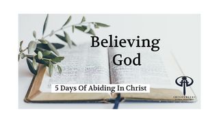 Believing God by Rocky Fleming 1 John 5:5 New Living Translation