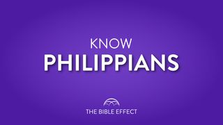 KNOW Philippians Philippians 1:5-6 New Living Translation