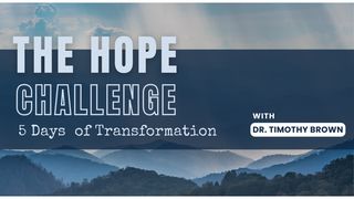The Hope Challenge: 5 Days of Transformation. 1 Minute Videos. Mark 2:4 King James Version