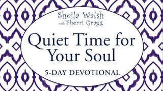 Quiet Time For Your Soul Psalms 38:15 New Living Translation