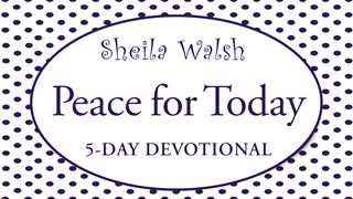 Peace For Today Zephaniah 3:17 New International Version