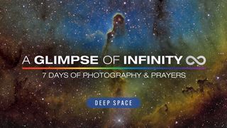 A Glimpse of Infinity (Deep Space Edition) - 7 Days of Photography & Prayers Salmos 103:19 Nova Versão Internacional - Português