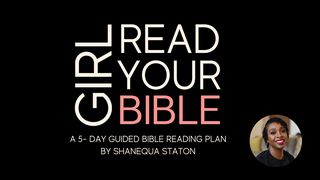 Girl Read Your Bible Genesis 6:5-22 New Living Translation