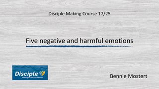 Five Negative and Harmful Emotions John 8:31-59 English Standard Version 2016
