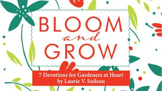 Bloom and Grow: 7 Devotions for Gardeners at Heart Psalms 8:3-4 The Message