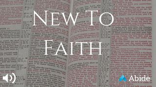 New To Faith Psalms 95:1-11 New International Version