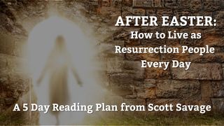 After Easter: How to Live as Resurrection People Every Day John 20:1 New Living Translation