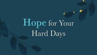 Hope for Your Hard Days Acts of the Apostles 17:24-28 New Living Translation