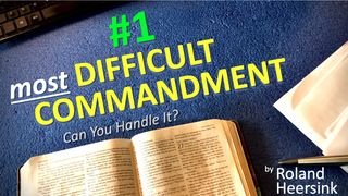 #1 Most Difficult Commandment of All - Can You Keep It? Matthew 6:7-13 The Message