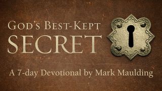 God's Best-Kept Secret Jeremiah 31:33-34 The Message