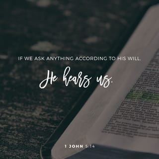 1 John 5:15 - And if we know that he hears us in whatever we ask, we know that we have the requests that we have asked of him.