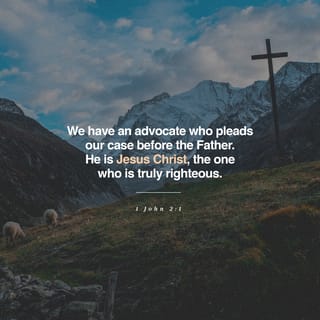 1 John 2:1 - You are my dear children, and I write these things to you so that you won’t sin. But if anyone does sin, we continually have a forgiving Redeemer who is face-to-face with the Father: Jesus Christ, the Righteous One.