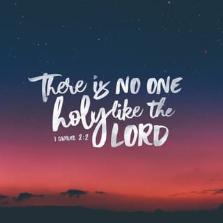 I Samuel 2:2 - “No one is holy like the LORD,
For there is none besides You,
Nor is there any rock like our God.