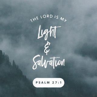 Psalms 27:1 - The LORD is my light and the one who saves me.
So why should I fear anyone?
The LORD protects my life.
So why should I be afraid?