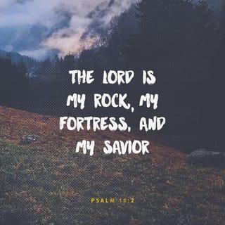 Psalm 18:2-3 - The LORD is my rock, and my fortress, and my deliverer;
My God, my strength, in whom I will trust;
My buckler, and the horn of my salvation, and my high tower.

I will call upon the LORD, who is worthy to be praised:
So shall I be saved from mine enemies.
