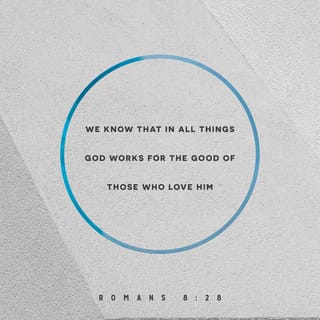 Romans 8:28 - We know that all things work together for the good of those who love God—those whom he has called according to his plan.