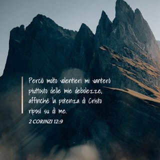 Seconda lettera ai Corinzi 12:9 NR06