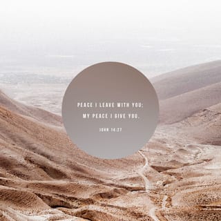 John 14:27-31 - Peace I leave with you; my peace I give to you. Not as the world gives do I give to you. Let not your hearts be troubled, neither let them be afraid. You heard me say to you, ‘I am going away, and I will come to you.’ If you loved me, you would have rejoiced, because I am going to the Father, for the Father is greater than I. And now I have told you before it takes place, so that when it does take place you may believe. I will no longer talk much with you, for the ruler of this world is coming. He has no claim on me, but I do as the Father has commanded me, so that the world may know that I love the Father. Rise, let us go from here.