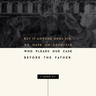 1 John 2:1 - My dear children, I write this letter to you so you will not sin. But if anyone does sin, we have a helper in the presence of the Father—Jesus Christ, the One who does what is right.