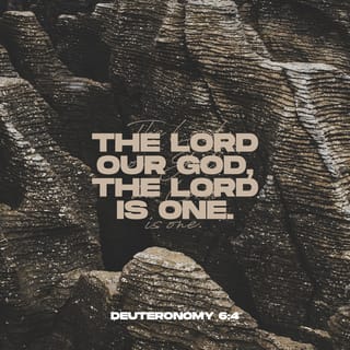 Deuteronomy 6:4-6 - “Listen, O Israel! The LORD is our God, the LORD alone. And you must love the LORD your God with all your heart, all your soul, and all your strength. And you must commit yourselves wholeheartedly to these commands that I am giving you today.