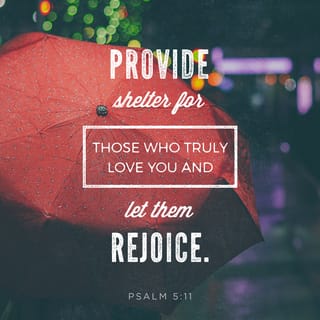 Psalms 5:12 - LORD, you bless those who do what is right;
you protect them like a soldier’s shield.