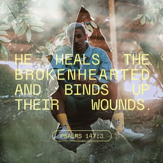 Psalms 147:3 - He healeth the broken in heart,
And bindeth up their wounds.