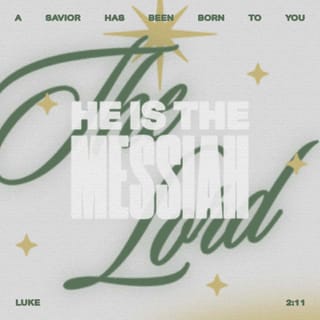 Luke 2:11 - Today your Savior was born in the town of David. He is Christ, the Lord.