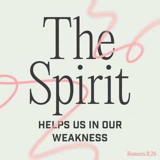 Romans 8:26-28 - Likewise the Spirit also helpeth our infirmities: for we know not what we should pray for as we ought: but the Spirit itself maketh intercession for us with groanings which cannot be uttered. And he that searcheth the hearts knoweth what is the mind of the Spirit, because he maketh intercession for the saints according to the will of God. And we know that all things work together for good to them that love God, to them who are the called according to his purpose.