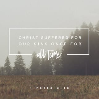 1 Peter 3:18-22 - For Christ also hath once suffered for sins, the just for the unjust, that he might bring us to God, being put to death in the flesh, but quickened by the Spirit: by which also he went and preached unto the spirits in prison; which sometime were disobedient, when once the longsuffering of God waited in the days of Noah, while the ark was a preparing, wherein few, that is, eight souls were saved by water. The like figure whereunto even baptism doth also now save us (not the putting away of the filth of the flesh, but the answer of a good conscience toward God,) by the resurrection of Jesus Christ: who is gone into heaven, and is on the right hand of God; angels and authorities and powers being made subject unto him.