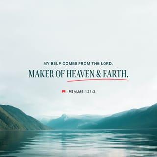 Psalms 121:1-2-1-2 - I look up to the mountains;
does my strength come from mountains?
No, my strength comes from GOD,
who made heaven, and earth, and mountains.