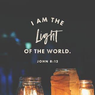 John 8:12 - Then Jesus spoke to them again, saying, “I am the light of the world. He who follows Me shall not walk in darkness, but have the light of life.”