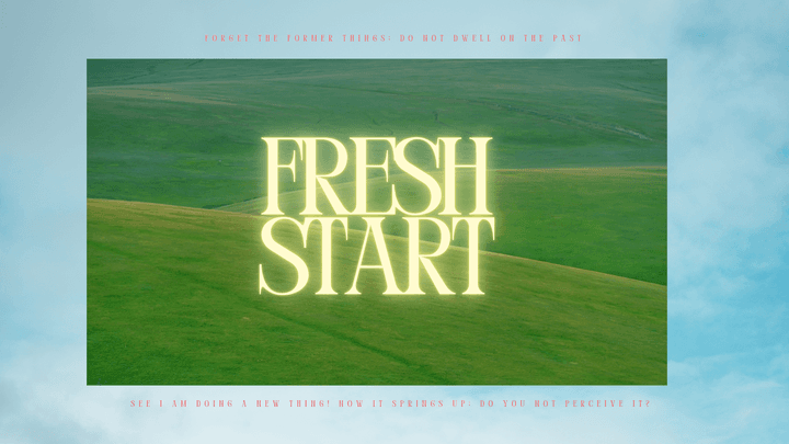 Fresh Start | Know Your NOs