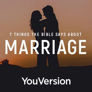 7 dingen die de Bijbel zegt over het huwelijk