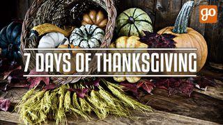 7 Days of Thanksgiving Primo libro delle Cronache 16:34 Nuova Riveduta 2006