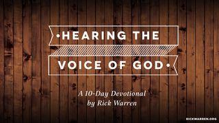 Hearing The Voice Of God Deuteronomy 4:29-31 Amplified Bible, Classic Edition