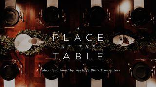 Een plaats aan de tafel Johannes 13:14 Het Boek