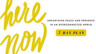 Here, Now: Unearthing Peace And Presence In An Overconnected World 1 Chronicles 16:11 Amplified Bible