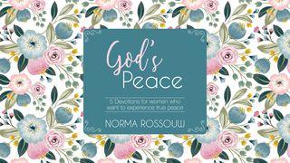 God’s Peace Proverbs 29:25 New International Version