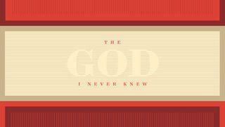 The God I Never Knew Genesis 17:15-19 King James Version