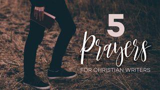 5 Prayers For Christian Writers John 7:38 Amplified Bible, Classic Edition