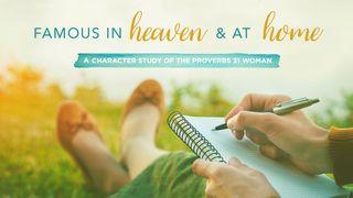 Famous In Heaven And At Home Mark 11:9-10 English Standard Version 2016