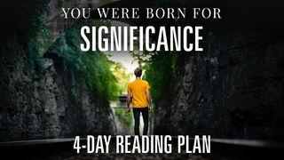 You Were Born for Significance Numbers 6:24 New Living Translation