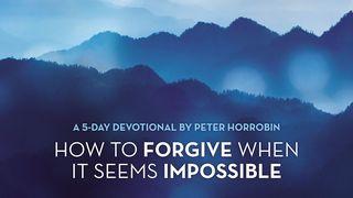 How to Forgive When It Seems Impossible  Matthew 10:30 New Living Translation